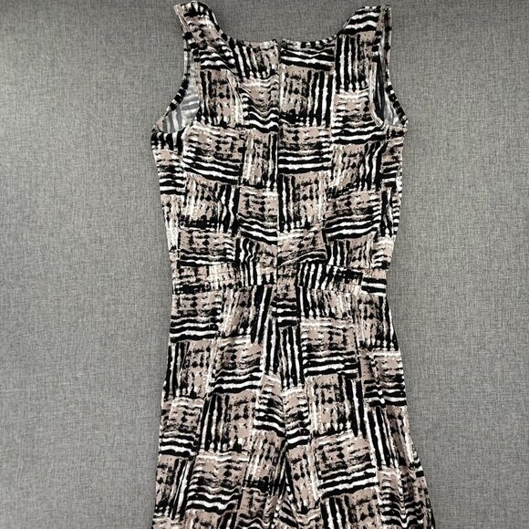 Calvin Klein Jumpsuit Sleeveless Scoop Neck Drawstring Cinched Waisted Size 8 - Picture 7 of 13